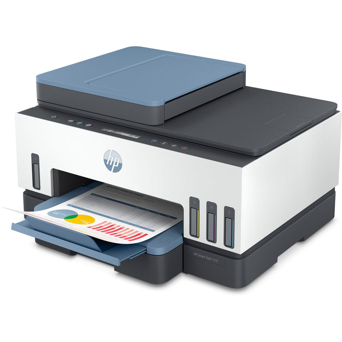 Multifunktionsdrucker HP Impresora multifunción HP Smart Tank 7306, Impresión, escaneado, copia, AAD y Wi-Fi, AAD de 35 hojas; E