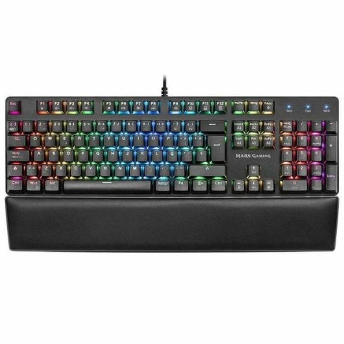 Gaming Tastatur Tacens MK5BES Blau Schwarz Qwerty Spanisch