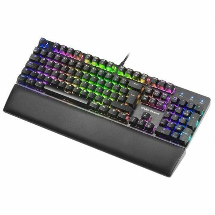 Gaming Tastatur Tacens MK5BES Blau Schwarz Qwerty Spanisch