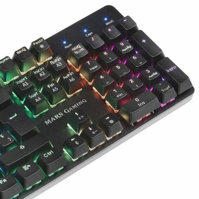 Gaming Tastatur Tacens MK5BES Blau Schwarz Qwerty Spanisch