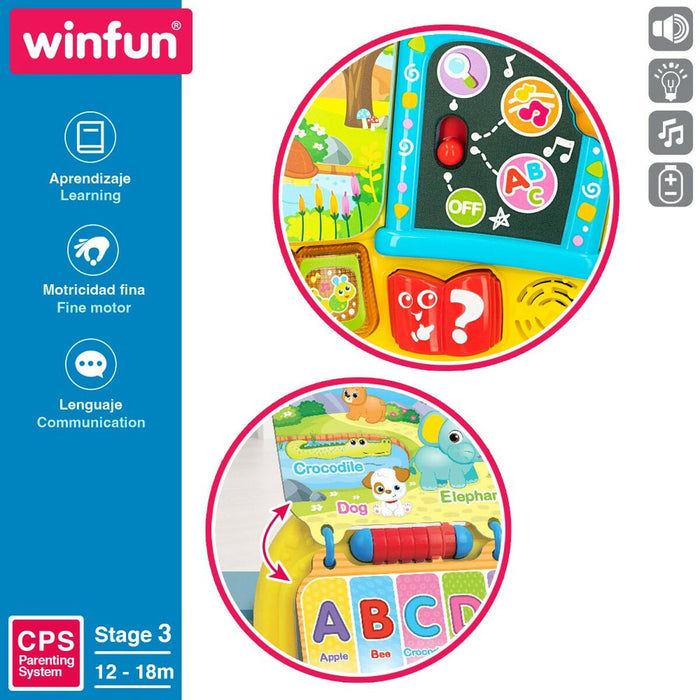 Interaktives Kinderbuch Winfun 26,5 x 4,5 x 23,5 cm ES (4 Stück)