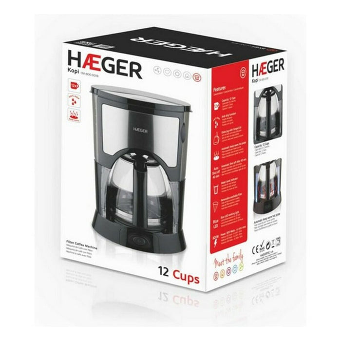 Filterkaffeemaschine Haeger CM-800.001B 800W Schwarz 800 W 550 W