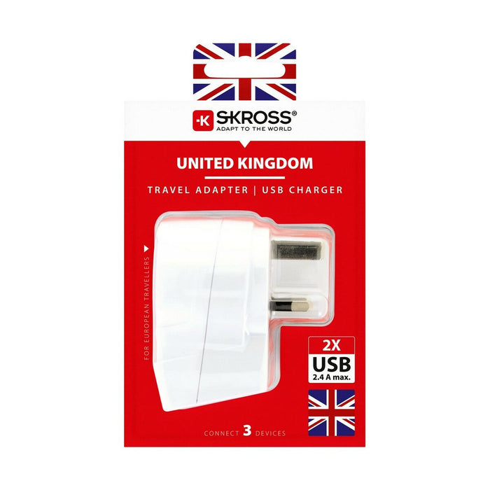 Netzadapter Skross 1500280 USB x 2 Europäisch United Kingdom