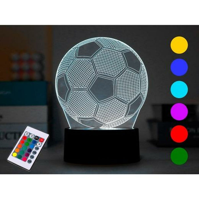 LED-Lampe iTotal Football 3D Bunt