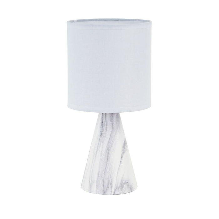Tischlampe Versa Weiß aus Keramik 12,5 x 24,5 x 12,5 cm