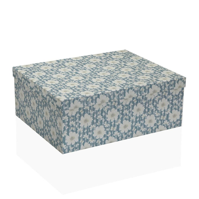 Satz stapelbarer Organizerboxen Versa Blomster Pappe 15 Stücke 35 x 16,5 x 43 cm