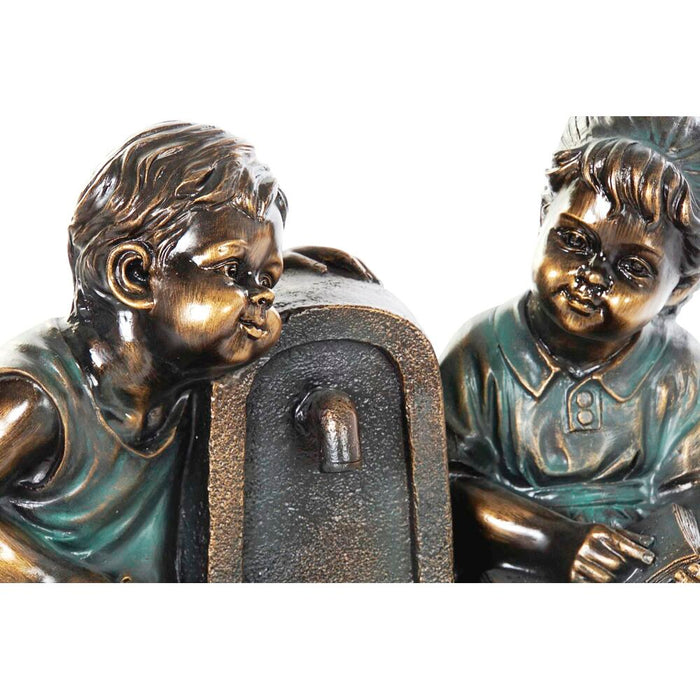 Gartenbrunnen DKD Home Decor Bronze Harz Kinder (47 cm)