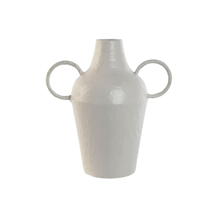 Vase Home ESPRIT Weiß Metall 33,5 x 20 x 36 cm