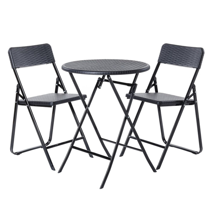 Tisch-Set mit 2 Stühlen Logic 60 x 60 x 74 cm