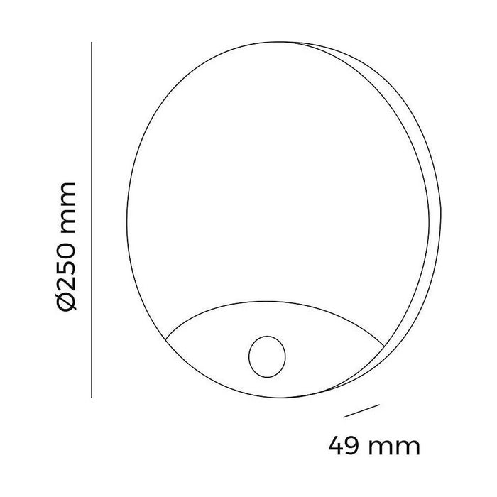 LED-Deckenleuchte EDM 1850 Lm Weiß Bunt 15 W 1250 Lm (4000 K)