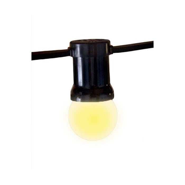 LED-Lichterkette EDM Schwarz E27 (15 m)