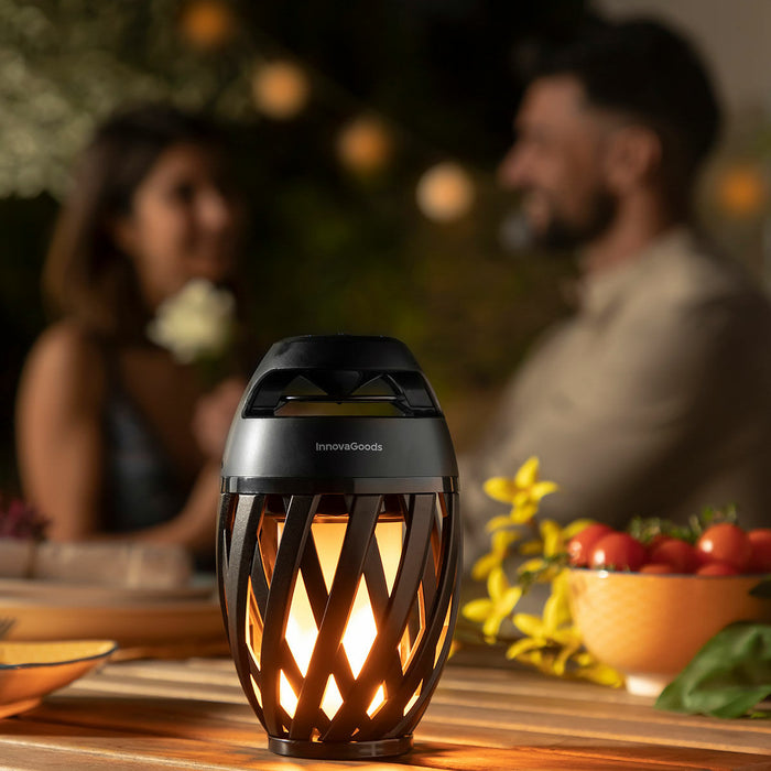 Kabelloser Lautsprecher mit LED-Flammeneffekt Spekkle InnovaGoods