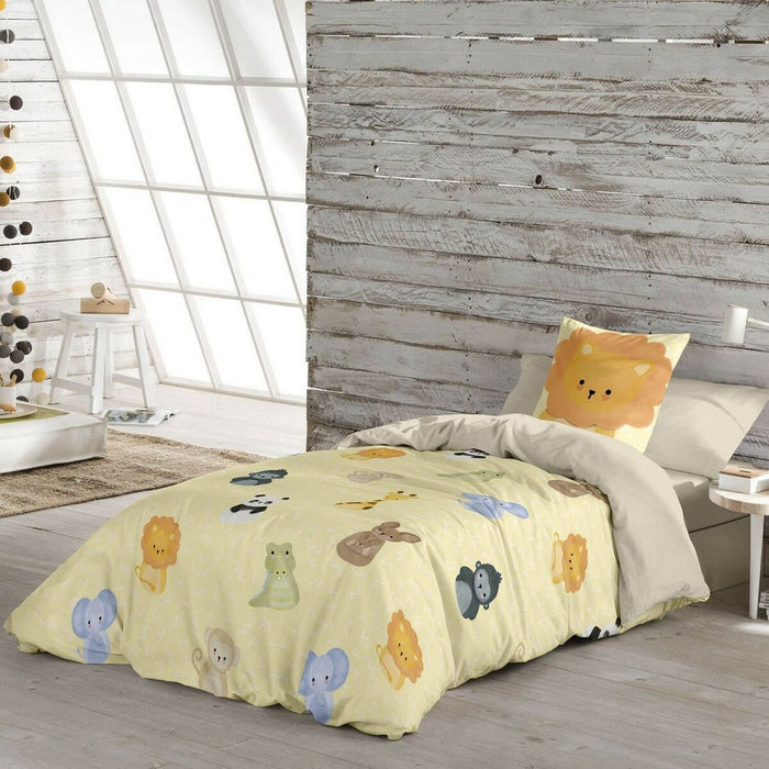 Bettdeckenbezug Cool Kids African Yellow Einzelmatratze (180 x 220 cm)