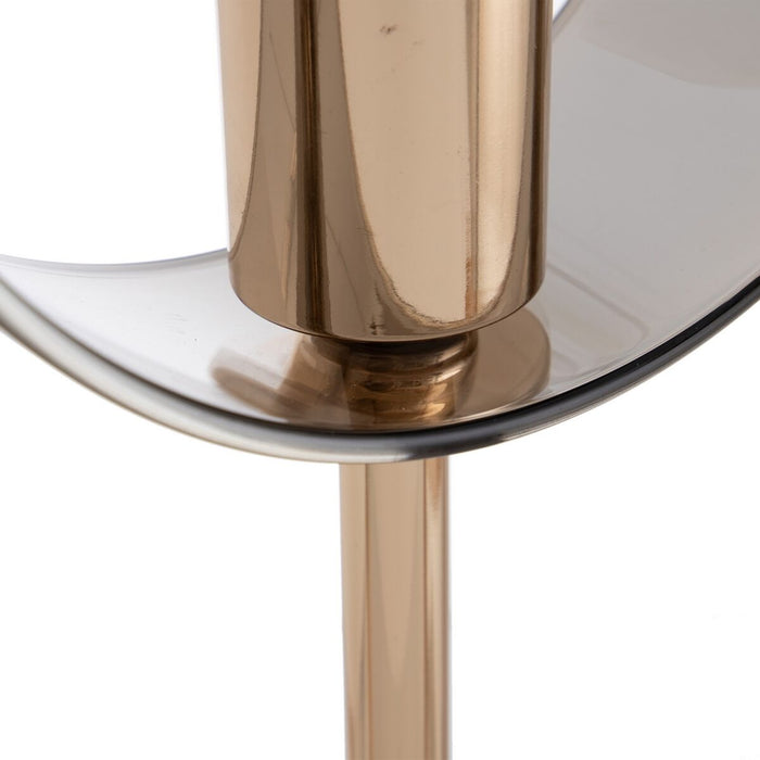 Tischlampe Gold Metall Kristall Eisen Hierro/Cristal 60 W 220 V 240 V 220 -240 V 20 x 18 x 44 cm