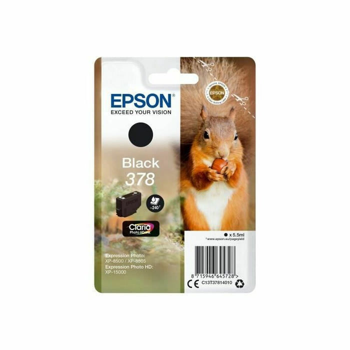 Original Tintenpatrone Epson C13T37814010 Schwarz