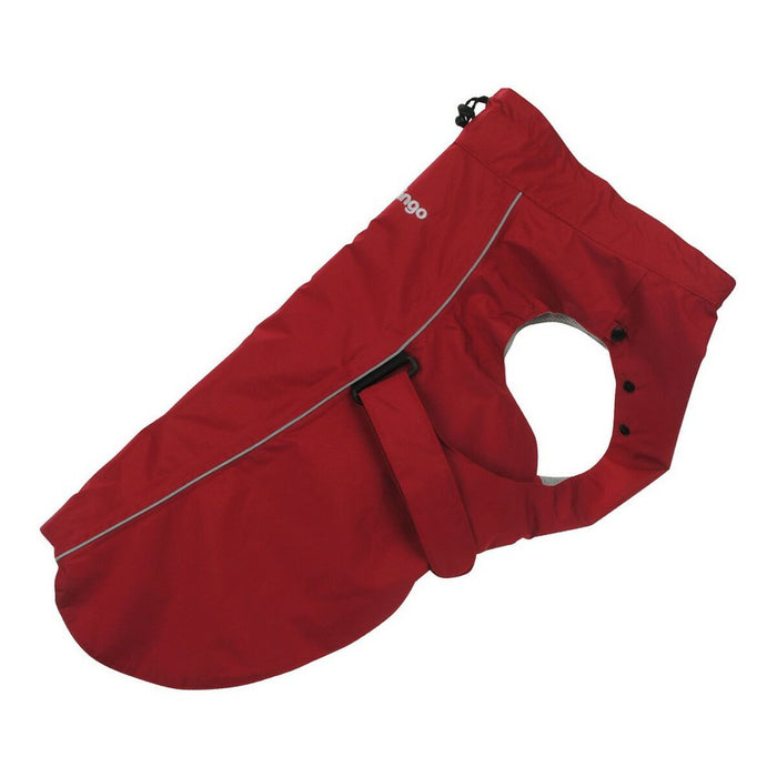 Regenmantel für Hunde Red Dingo Perfect Fit Rot 30 cm