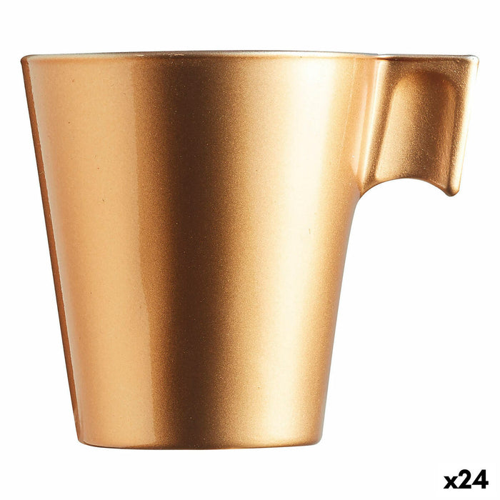 Kop Luminarc Flashy Gold 80 ml Glas