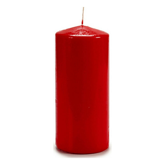 Kerze Rot 9 x 20 x 9 cm (4 Stück)