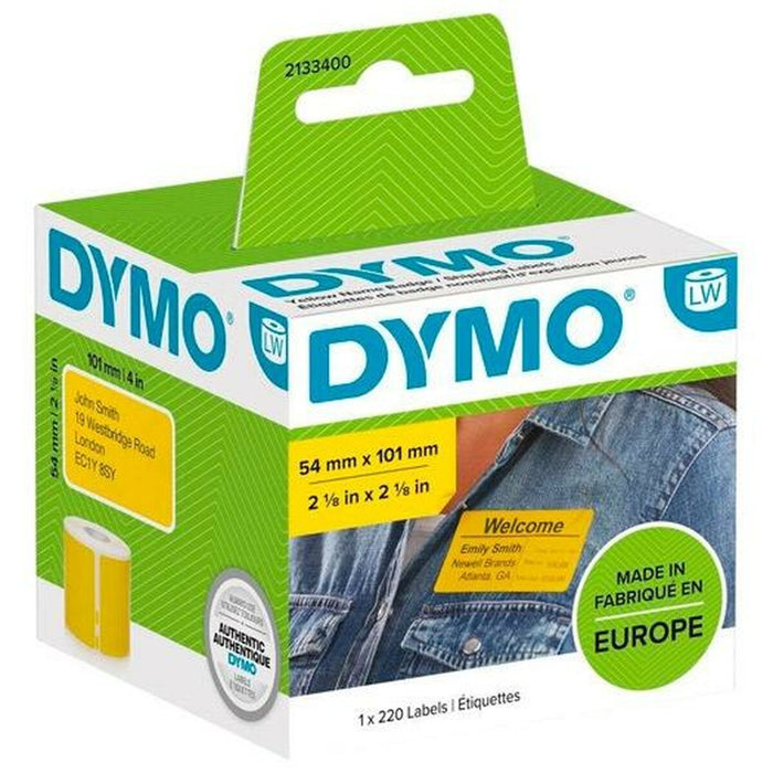 Drucker-Etiketten Dymo Label Writer Gelb 220 Stücke 54 x 7 mm (6 Stück)