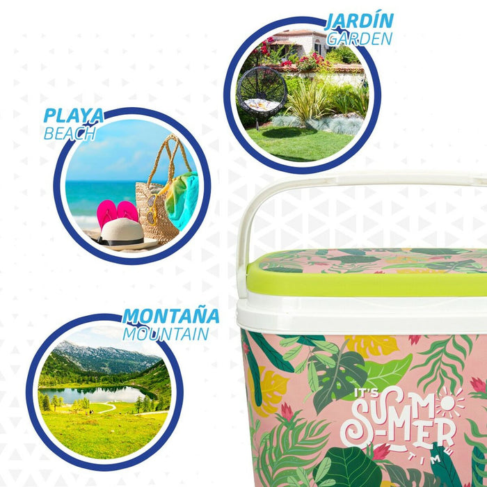 Tischtennis-Set Aktive Summer tropical Kunststoff 6 L 29 x 20 x 19,5 cm (8 Stück)