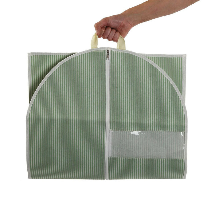 Kleidersack Versa Streifen grün 100 x 60 cm